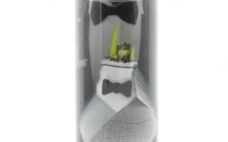 Amarylka ve vosku_WAXZ® - Giletz - N132021 No Water Flowers Waxz® Giletz Bow Tie in Cilinder