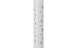 Svíčka s potiskem 50×250mm, bílá, cena za ks - 38309 38309