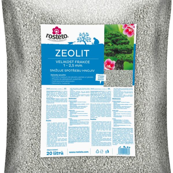 Zeolit Rosteto - 20 l  1-2,5 mm