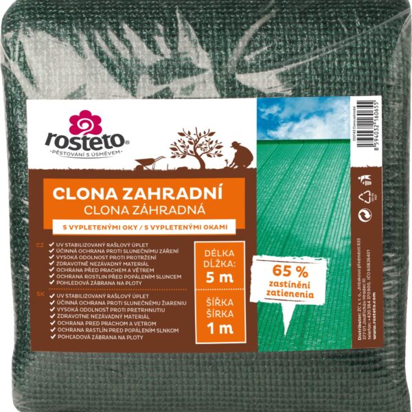 Clona zahradní 65% Rosteto - 5 x 1 m zelená