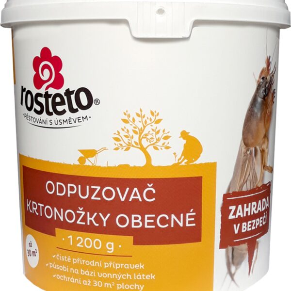 Přírodní odpuzovač krtonožky Rosteto 1,2 kg - prášek
