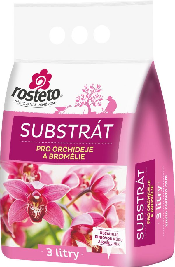 Substrát ROSTETO - Orchideje a bromélie 3 l - 125db3a5 5abe 4236 b61d 35703358e68b