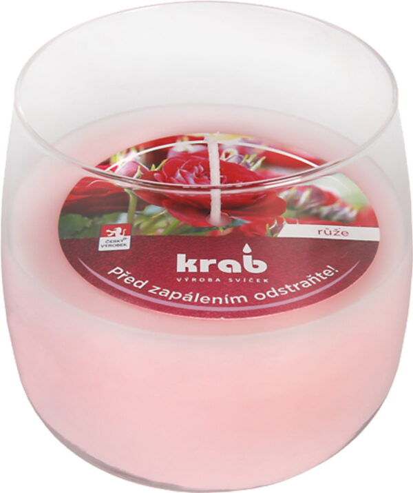 Svíčka sklo - aroma růže 125 g - 14d1dd56 30e8 481c 85bd e2777992784d