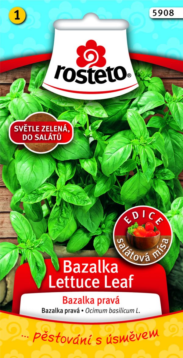 ROSTETO - Bazalka Lettuce Leaf - pravá (salátová) 0,8g - 18a70bfd bed7 4563 94b5 69c067159c99