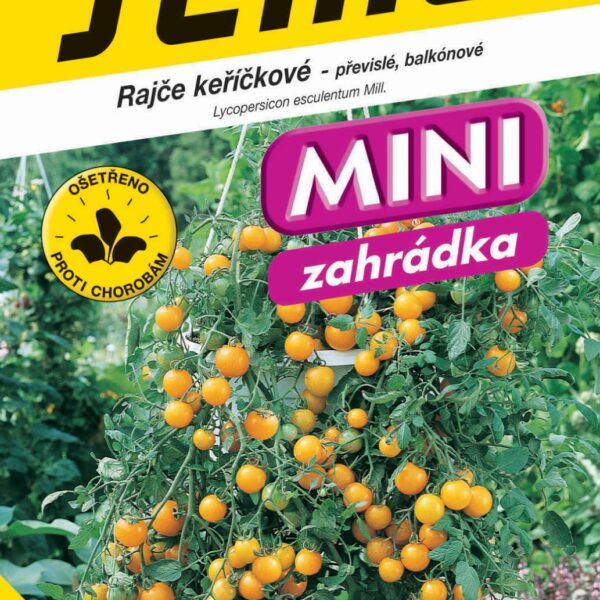 Rajče keř. převislé - Tumbling Tom yellow 10s - série MINI