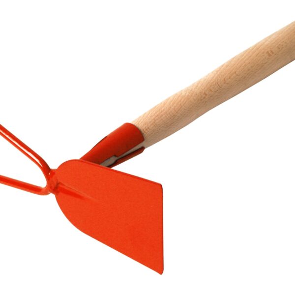 Okopávačka s nás. 27 cm Rosteto - rovná 2 hroty - oranžová