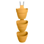 Květináč Vibia Campana Vertical Forest set/3 - honey yellow - Image 3