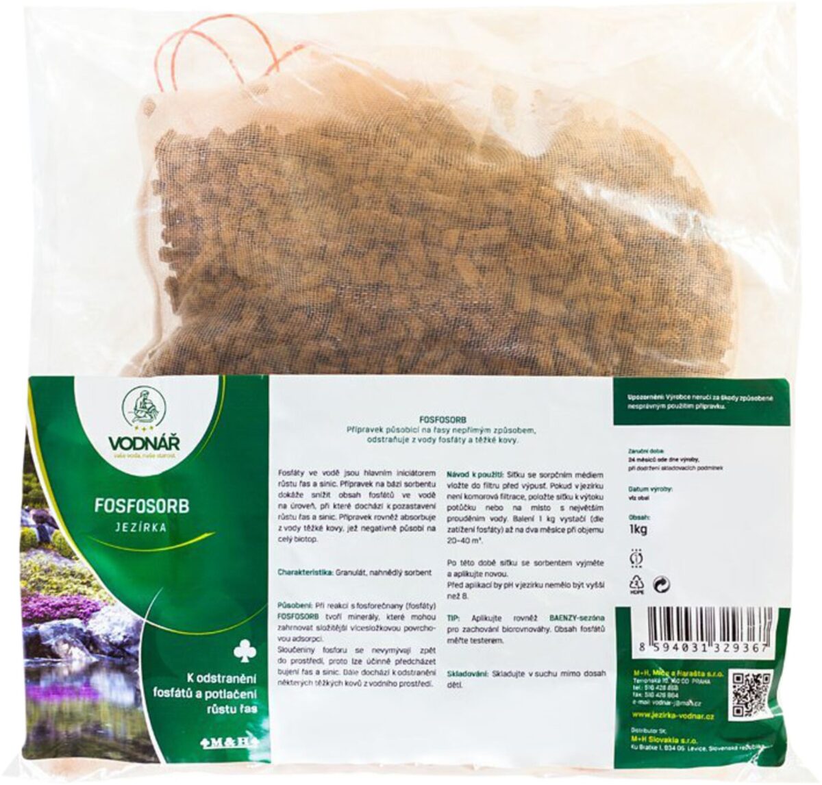 Vodnář Jezírka Fosfosorb - 1 kg - Image 1