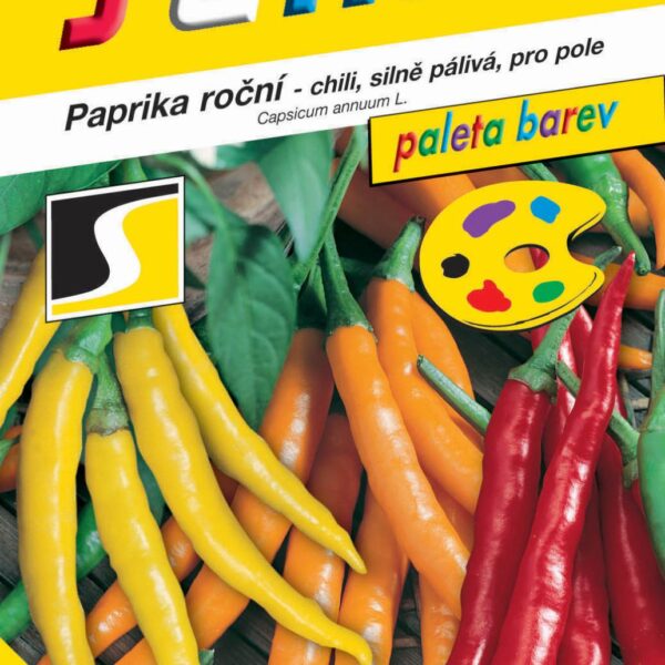 Paprika zel. pálivá chili - směs barev 0,4g - série PALETA /SHU 50 000/