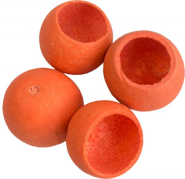 Dekorace - Bell cup 4-5 cm - oranžový 4 ks - 2fe0cdd5 4cb7 4d50 b357 bd9fe228c511