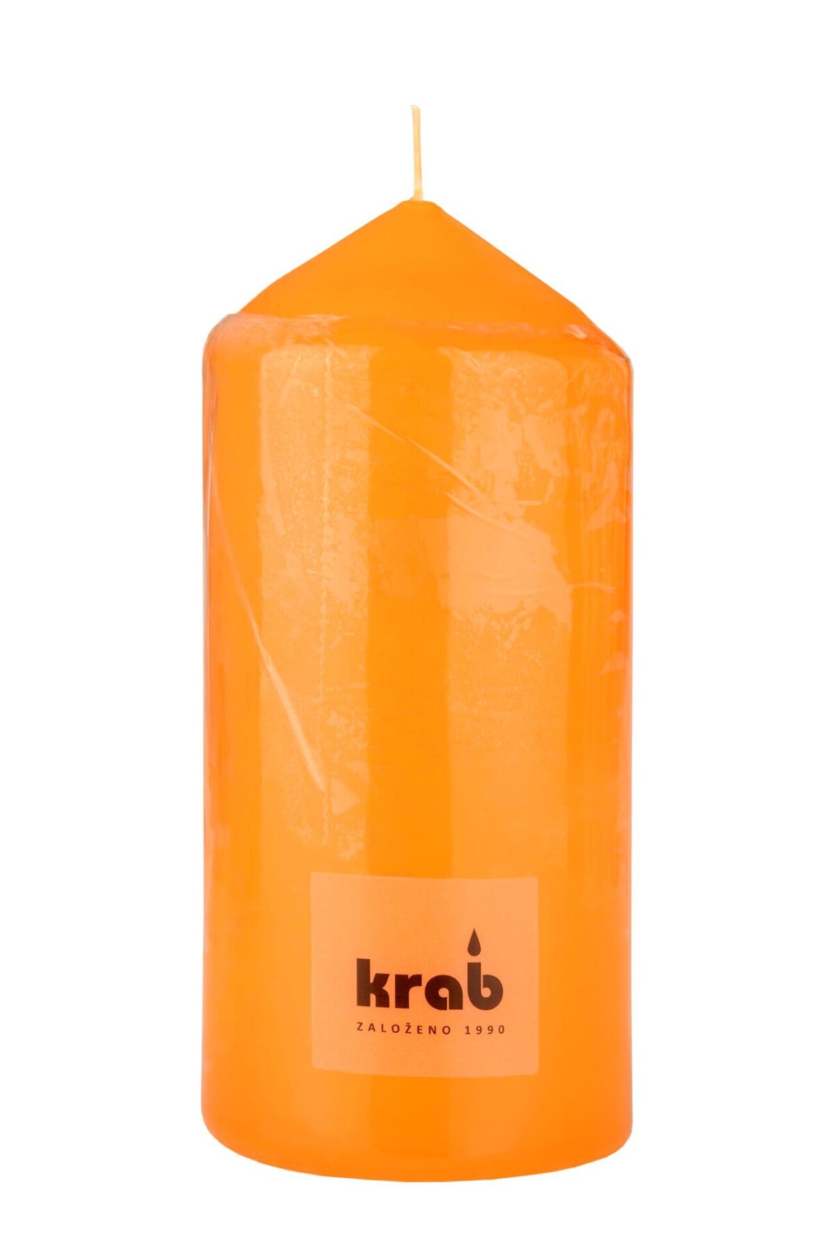 Svíčka válec 70x150 mm - oranžová - Image 1
