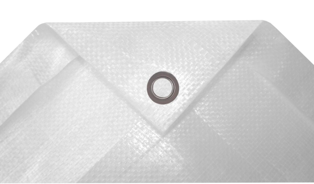 Plachta kašírovaná nepromokavá bílá 140g/m2 - 4x5 m - Image 1