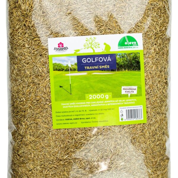 Travní směs - Golfová 2 kg Rosteto