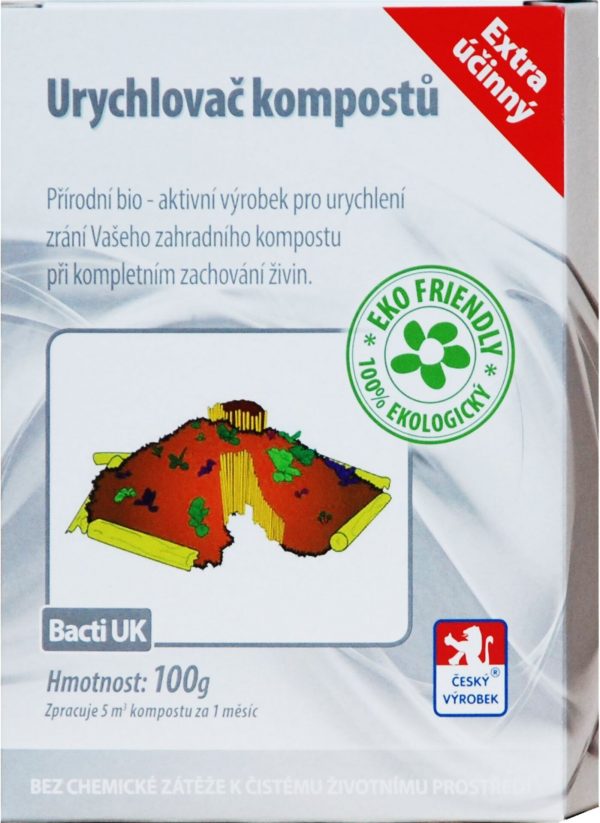 Enzym urychlovač kompostů Bacti UK - 100 g - 4789fc1c eacf 496c 8664 b4357851fbfb