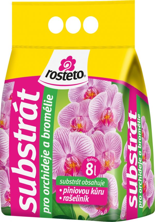 Substrát ROSTETO - Orchideje a bromélie 8 l /větší balení/ - 4ed60214 294d 429f bd28 87f8546f2edd