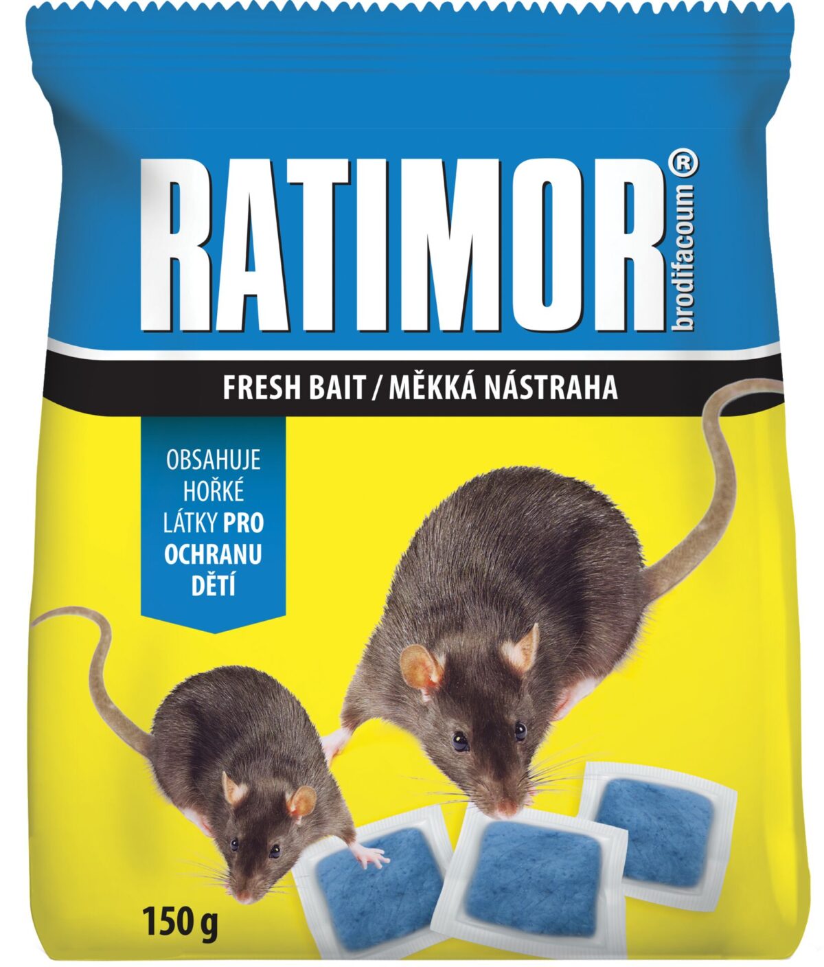 Ratimor Brodifacoum - měkká nástraha 150 g sáček - Image 1