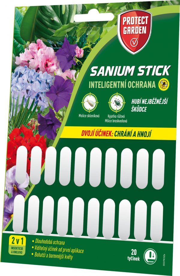 Tyčinky SANIUM STICK - insekticidní 20 ks PROTECT GARDEN - 5ad9a51b e43f 46b2 9379 80c9fdea657f