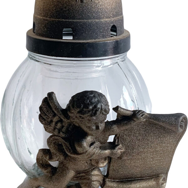 Svíčka sklo lampa - 45 g anděl