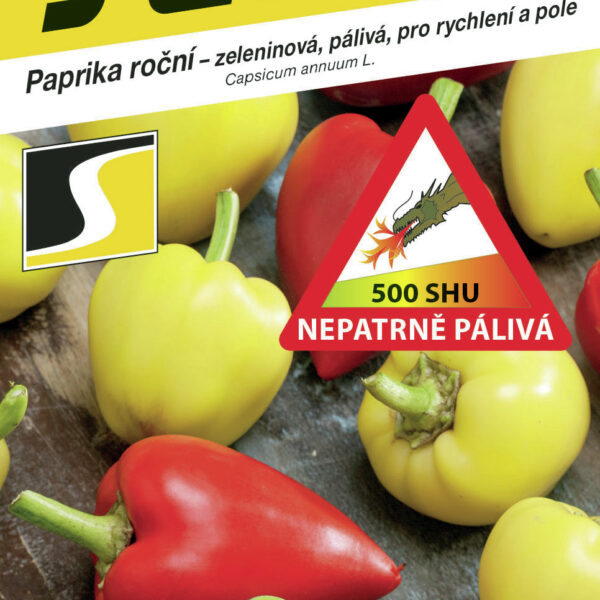 Paprika zel. pálivá F1 - Somborius 15s  /SHU 500/