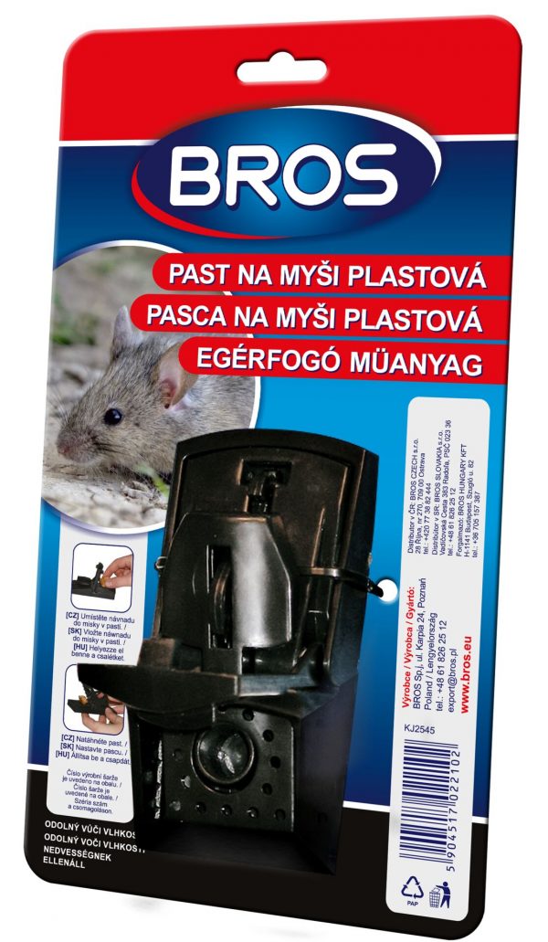 BROS - pastička PLASTOVÁ malá myš ČERNÁ - 676b73bd c23a 43de a7d1 d3cd8ffc8826