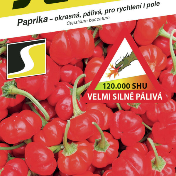 Paprika zel. pálivá - Pumpkin 15s  /SHU 120 000/