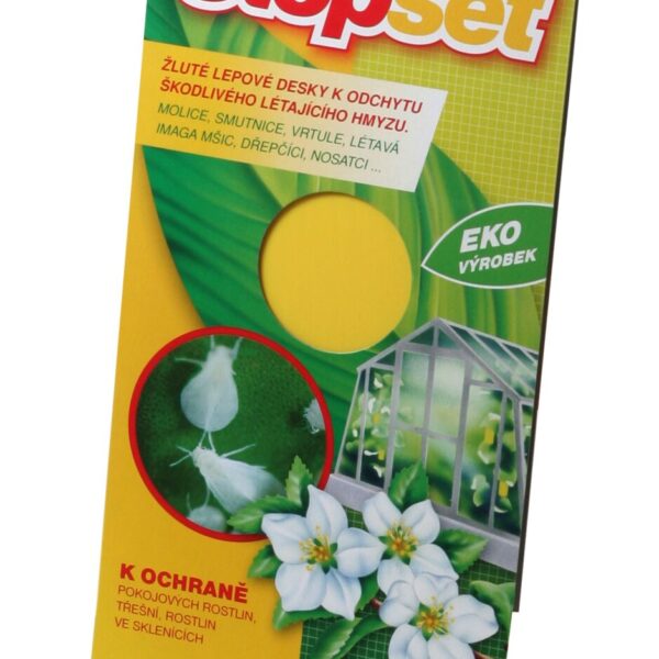 Stopset desky - 10x25 žluté - na molice, mšice (5 ks)