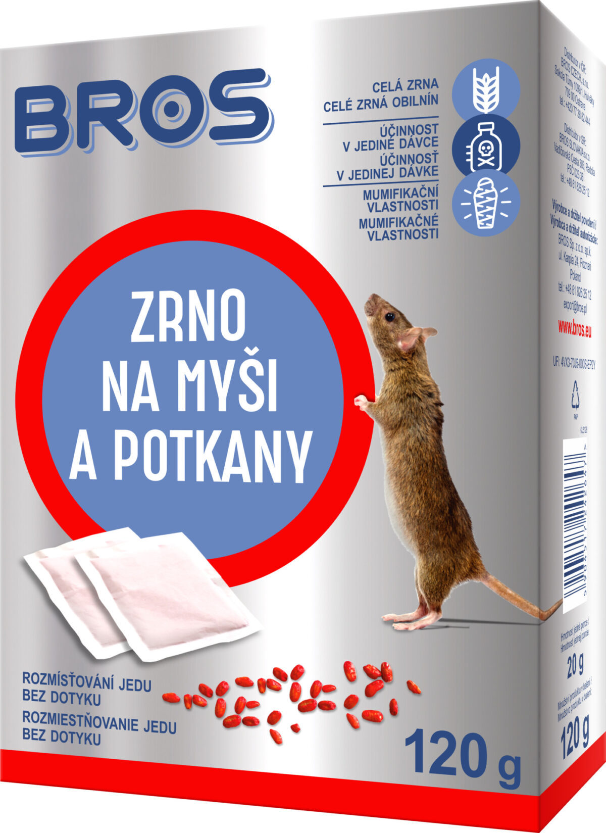 Bros - zrní na myši a potkany 120 g - Image 1