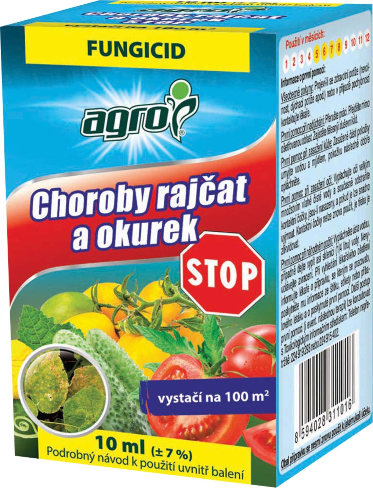 Choroby rajčat a okurek STOP - 10 ml - Image 1