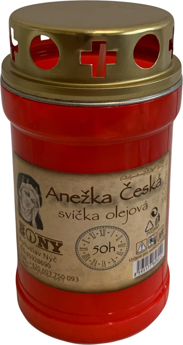 Svíčka olejová Anežka Česká - 150 g - a64753ad 5f43 4205 8b3c e9b51397ea22