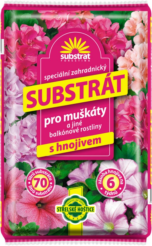 Substrát FORESTINA - Muškáty 70 l - ae8acbaa 354e 47d9 92db 504168419826