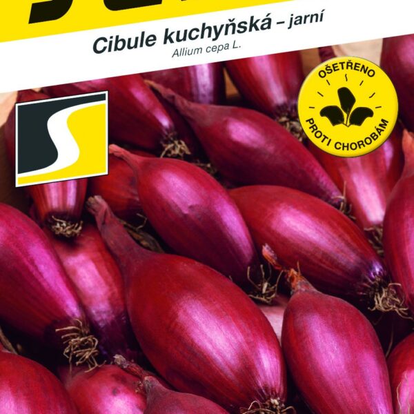 Cibule jarní - Karminka červená oválná  1,5g
