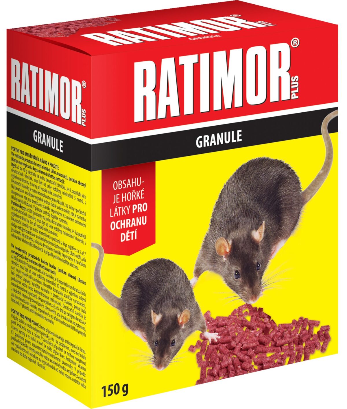 Ratimor Bromadiolon - granule 150 g krabička - Image 1