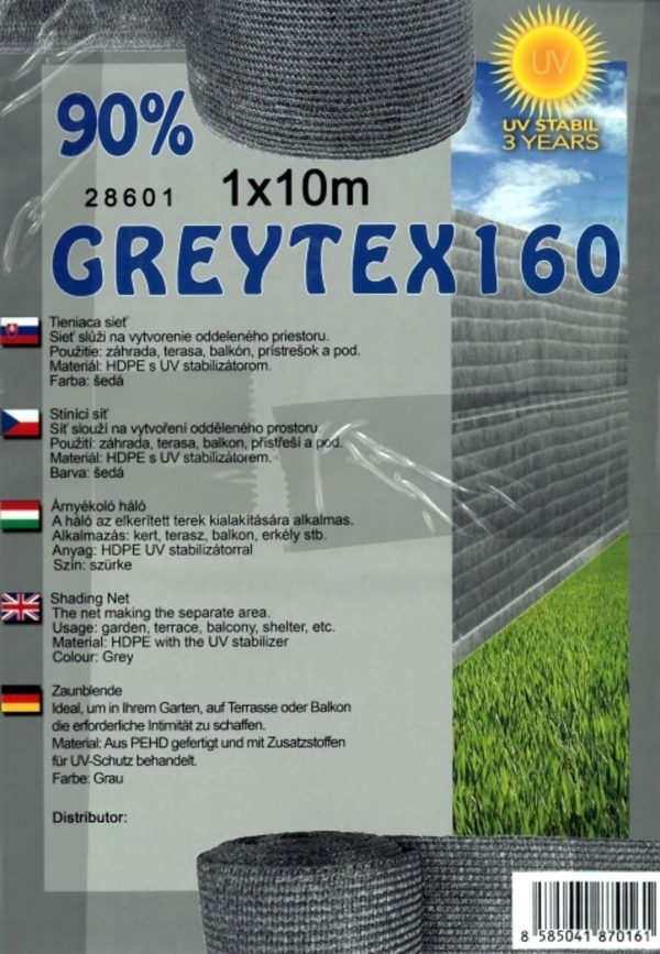Clona zahradní 90% GREYTEX160 - 10 x 1 m šedá - c97ddd87 2276 46bf b033 e6c5b4ec1203