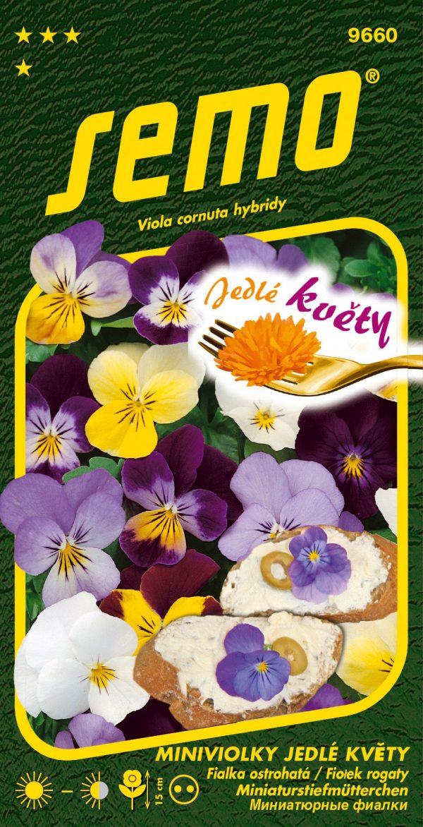 Miniviolka Jedlé květy 0,3g - série JEDLÉ KVĚTY - d6aee86b cf32 4719 b5d2 0fb5c842fd26