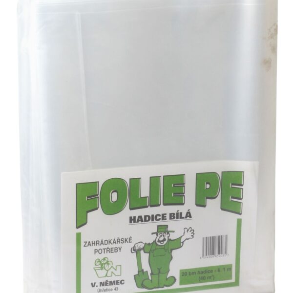 Folie čirá 20 bm hadice 2x20 m
