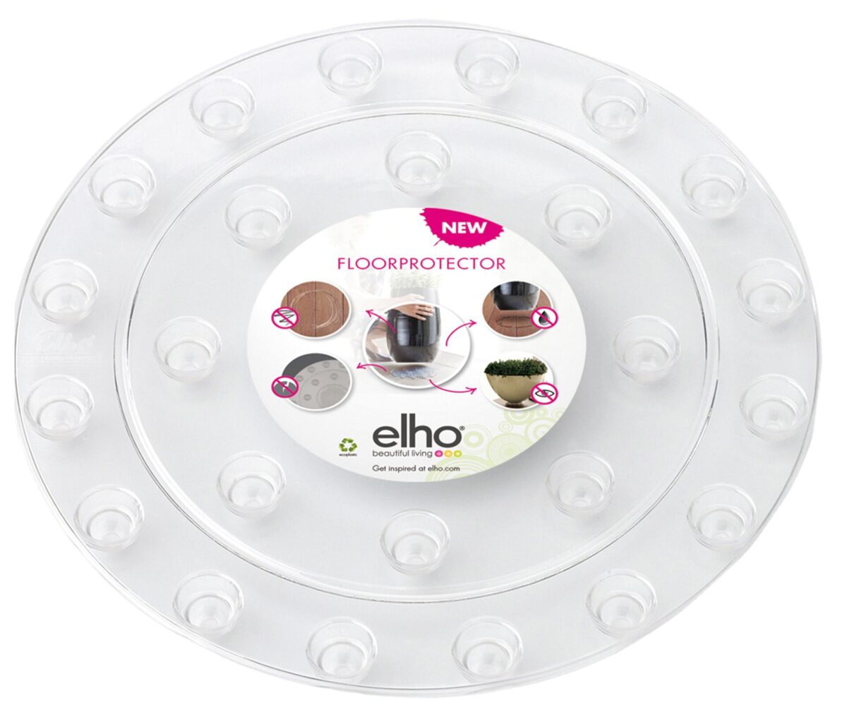 Podložka Floorprotector Round - transparent 25 cm - Image 1