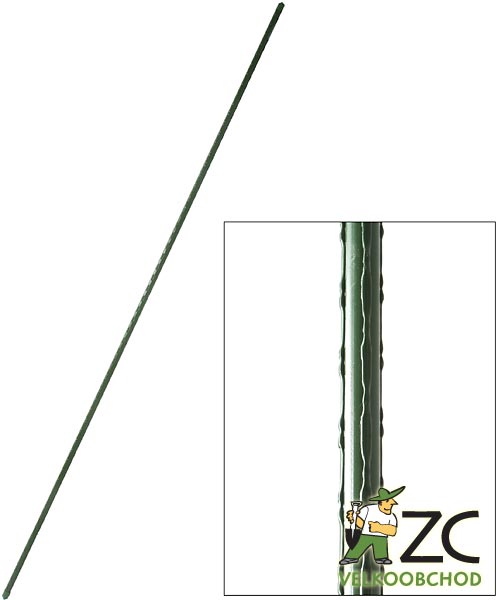 Tyč k rostlinám Rosteto - 150 cm zel. tl. 11 mm