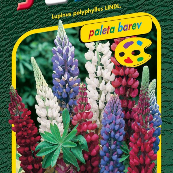 Vlčí bob (Lupina mnoholistá) směs 1,5g - série PALETA