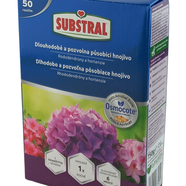 Substral Osmocote dlouhodobé hnojivo - pro rododendrony a hortenzie 750g