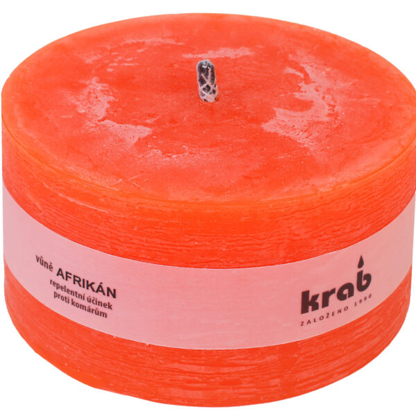 Svíčka repelentní Afrikán -  oranžová 1000 g