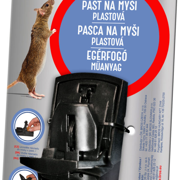 Bros - pastička plastová malá myš