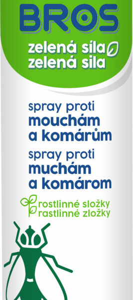 Bros - Zelená síla sprej proti mouchám a komárům 300 ml
