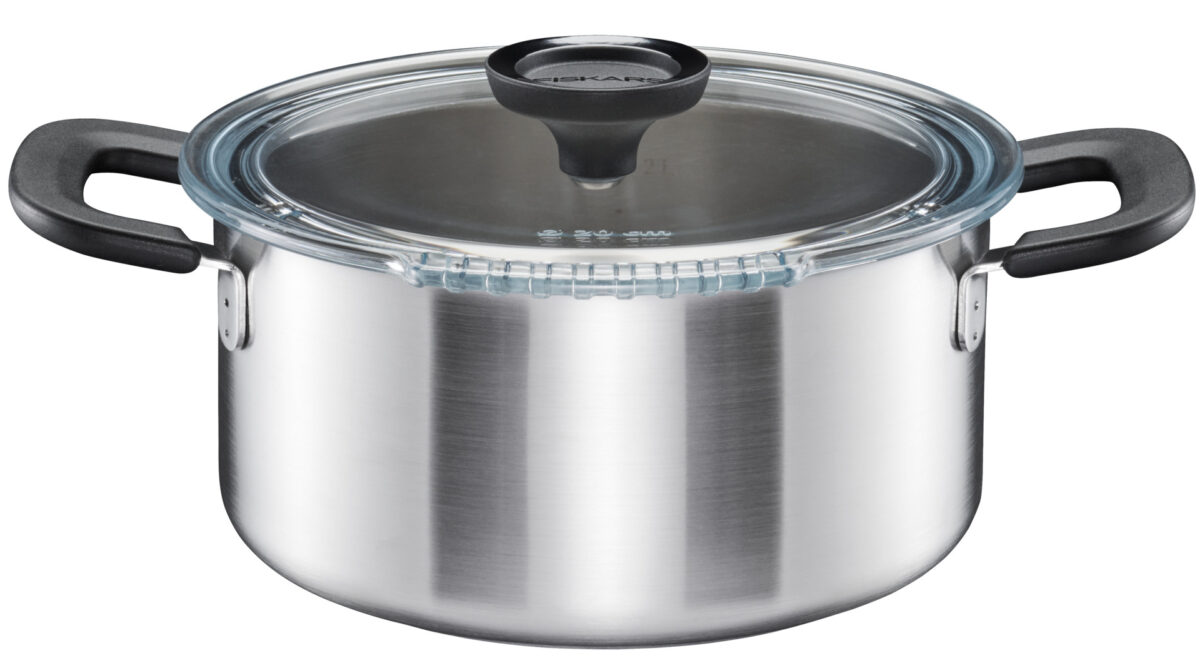 Hrnec s pokličkou 20 cm / 3 l nerezová ocel  - 1072316  - Fiskars - Image 1