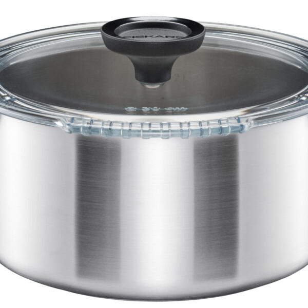 Hrnec s pokličkou 20 cm / 3 l nerezová ocel  - 1072316  - Fiskars