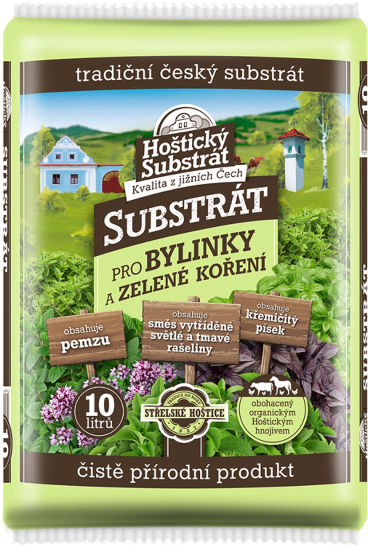 Substrát Forestina - Hoštický Pro bylinky a zelené koření 10 l - Image 1