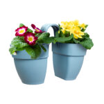 Květináč Vibia Campana Flower Twin - vintage blue 21 cm - Image 2