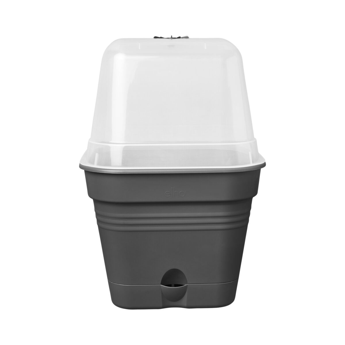 Květináč Green Basics growpot square all-in-1 20 cm -  living black - Image 3
